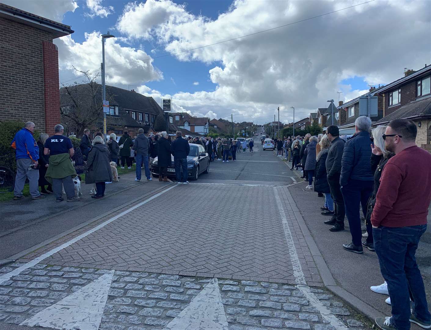 A protest was held over the decision to use Ocean Heights for UAS children. Picture: Derek Eldridge