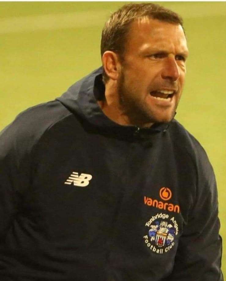 Tonbridge Angels manager Steve McKimm Picture: David Couldridge