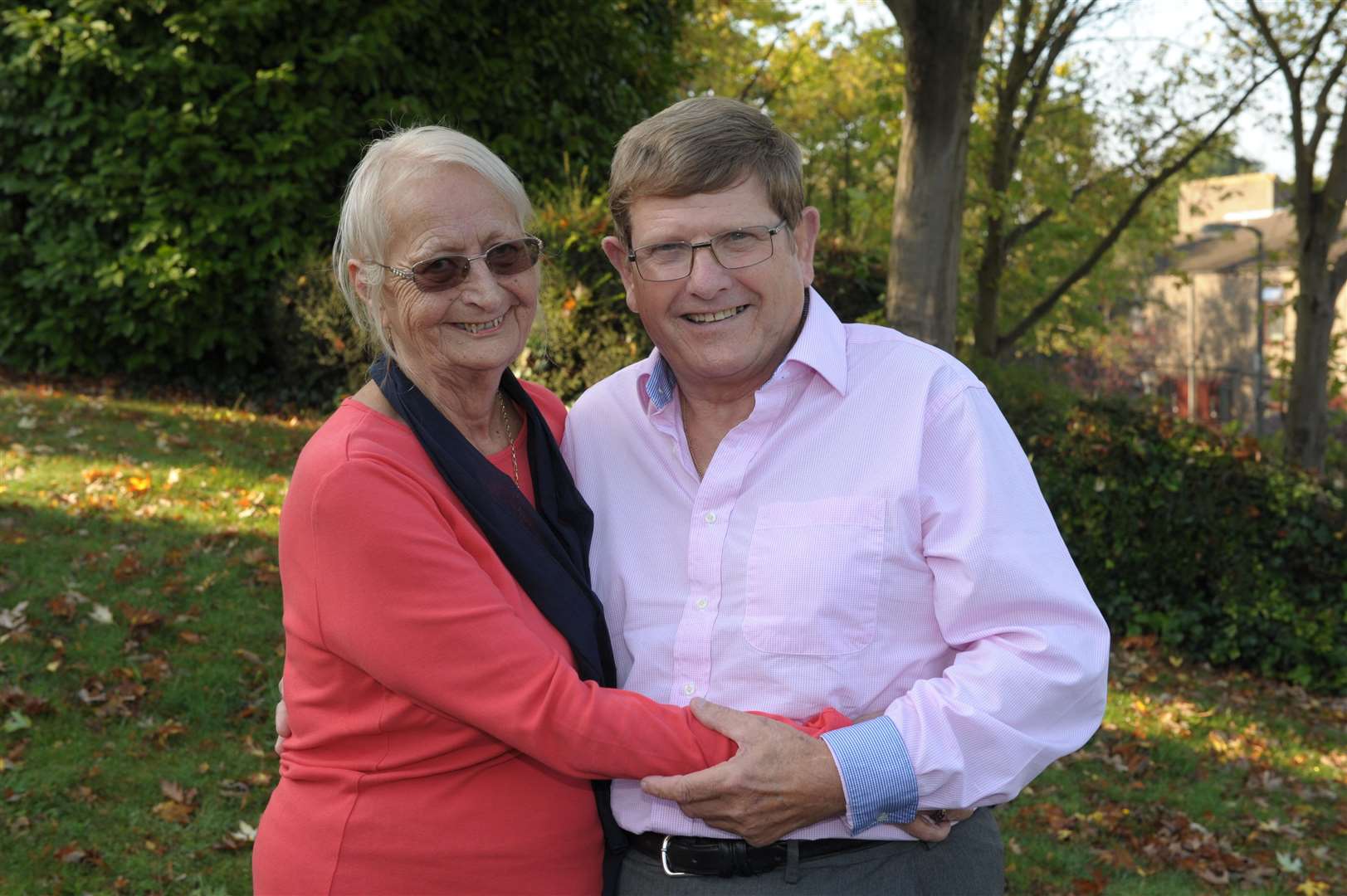 Sid Anning and Barbara Watson reunited after 54 years.Picture: Steve Crispe