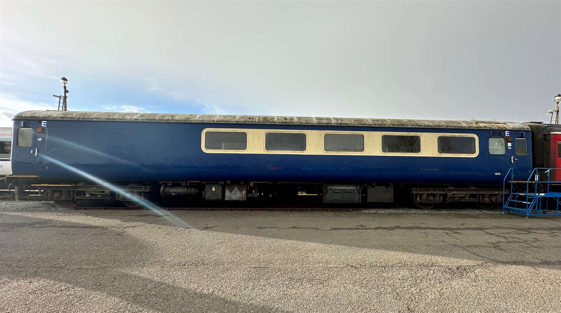 The train carriage destined for Five Acre Wood School in Loose where it will be turned into a cafe. Picture: Five Acre Wood