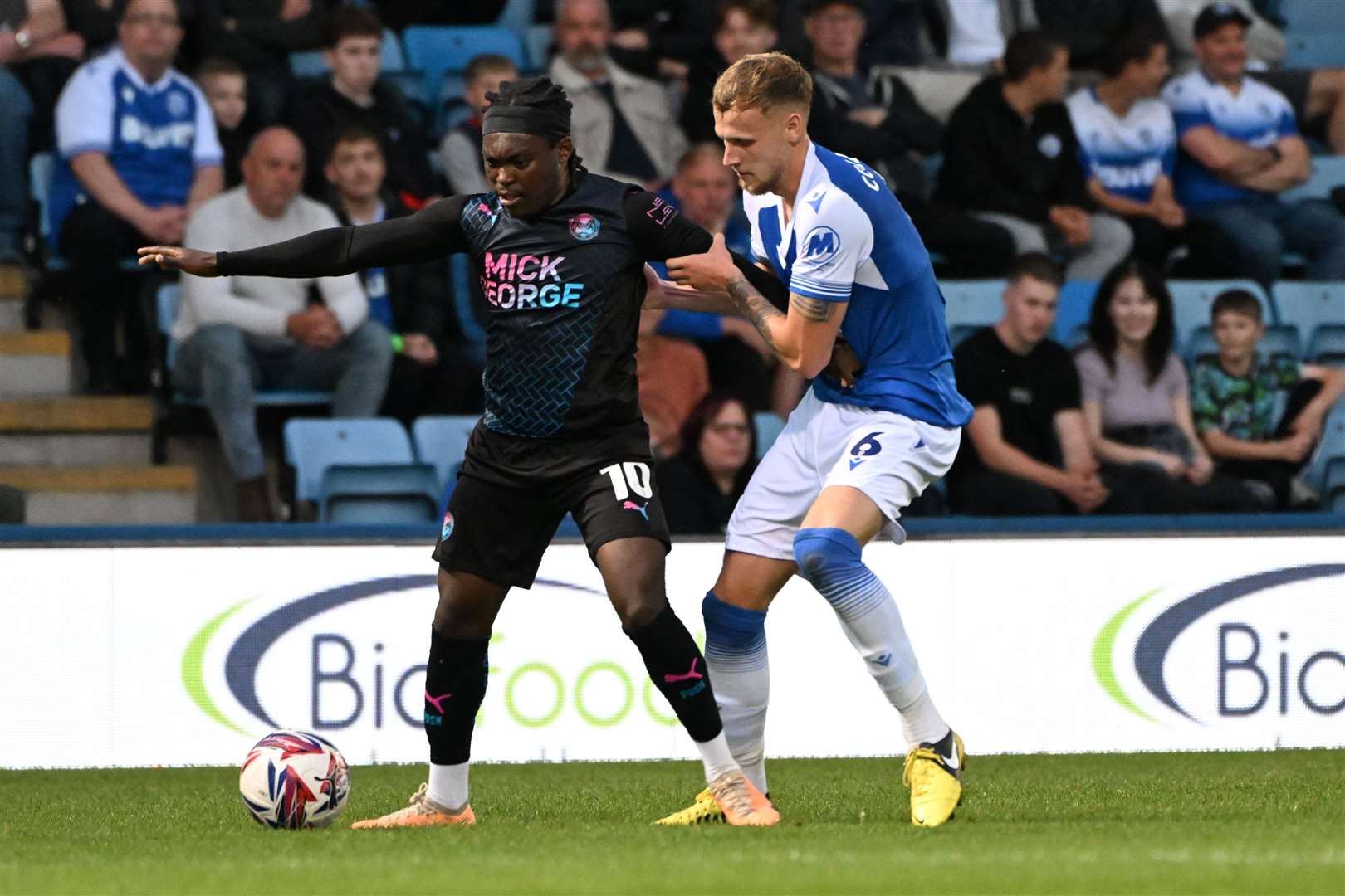 Ethan Coleman returned from injury for Gillingham Picture: Barry Goodwin