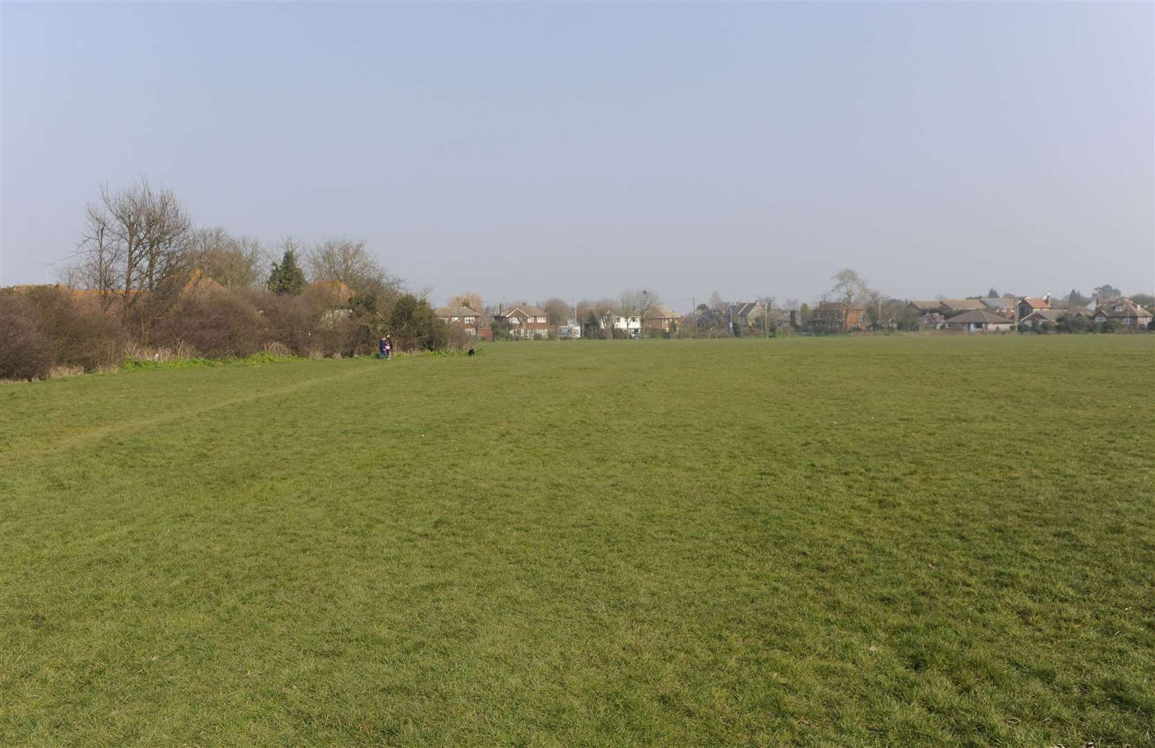 Church Street Playing Field in Whitstable is used by dog walkers, fitness groups and children for ball games. Picture: Tony Flashman