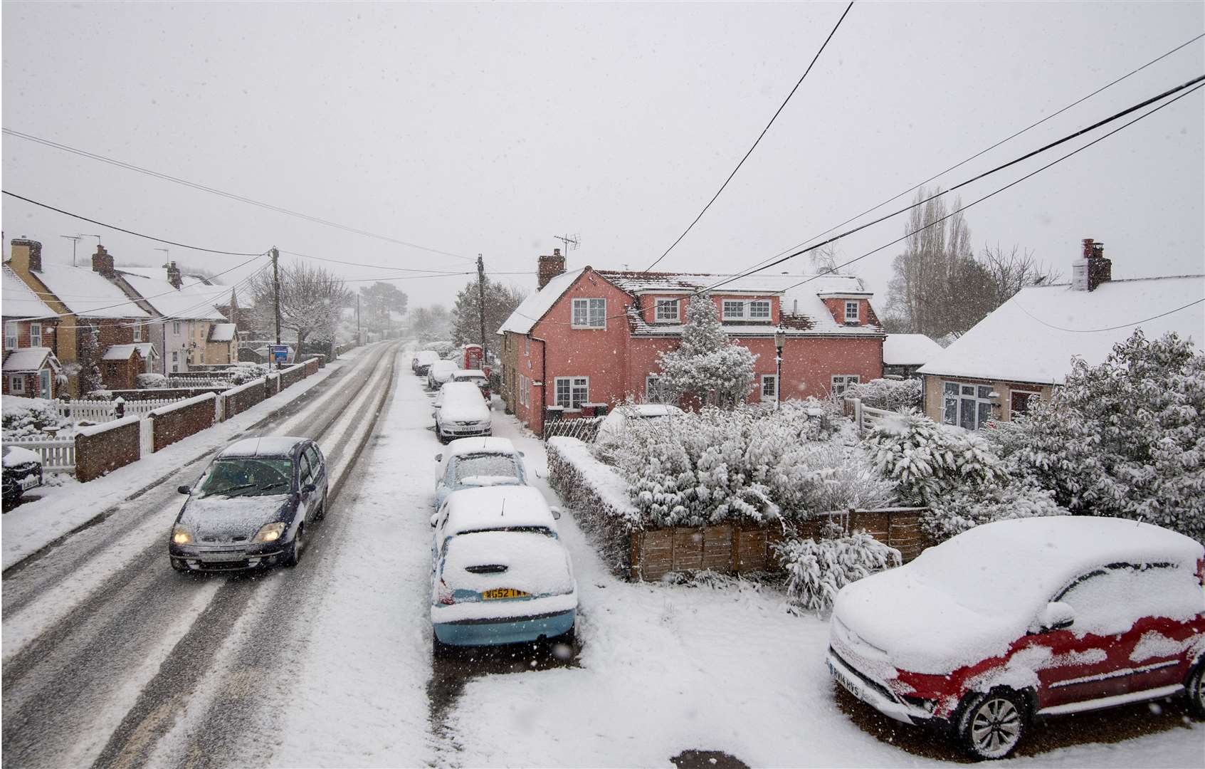 Snowy scenes in Tendring, Essex (Joe Giddens/PA)