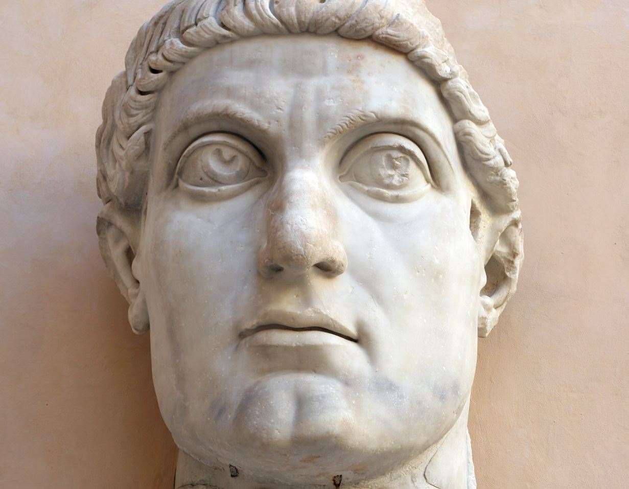 Constantine the Great - son of the man who defeated the 'usurper's usurper'. Picture: Camille King
