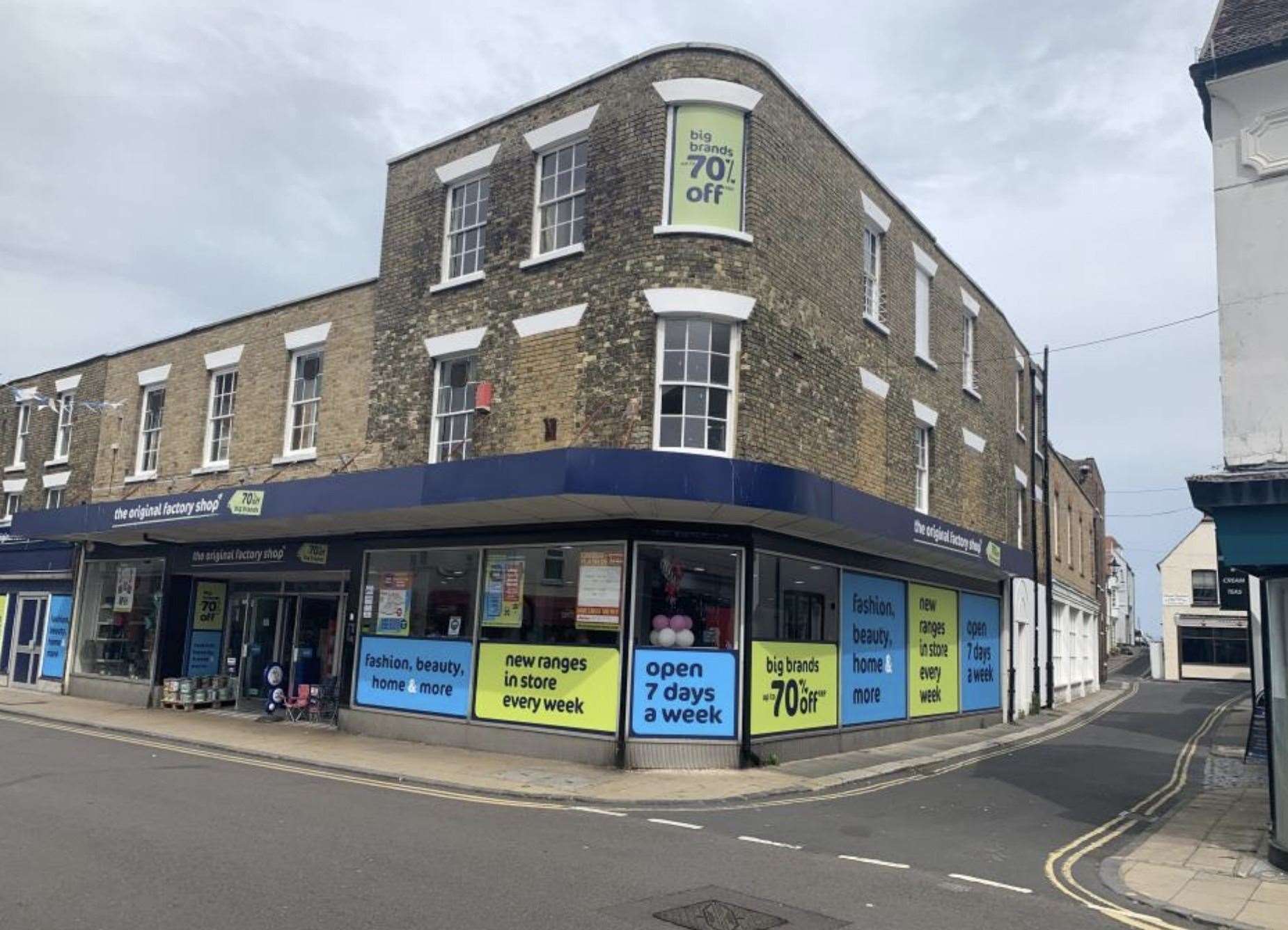 The Original Factory Shop on Deal High Street would be turned into a number of separate shops under the plans. Picture: Planning portal