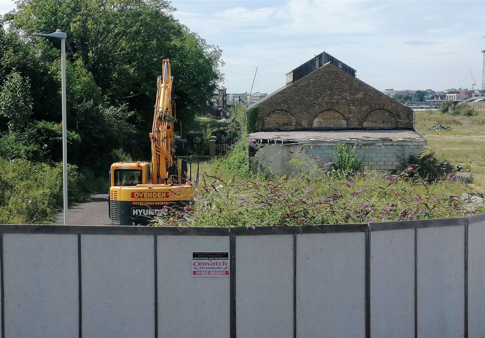 Work on the Newtown film studios site has started. Picture: Helen Wait