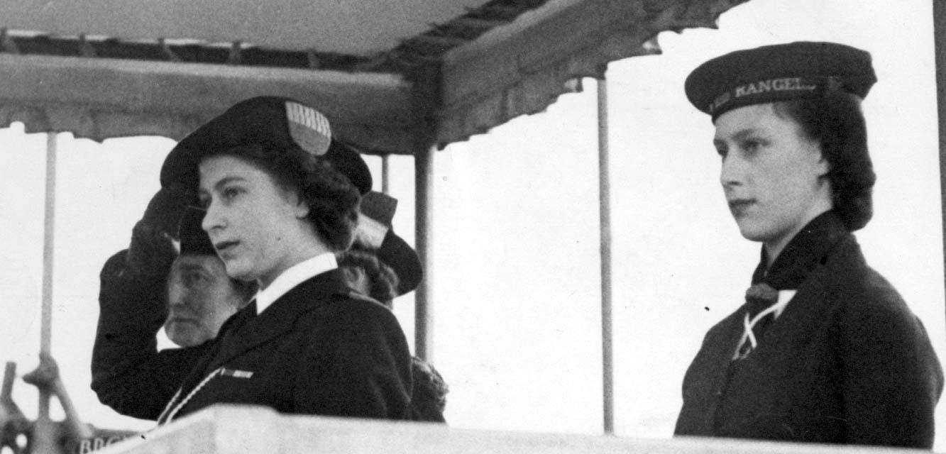 Princess Elizabeth and Princess Margaret during the post-war years (PA)