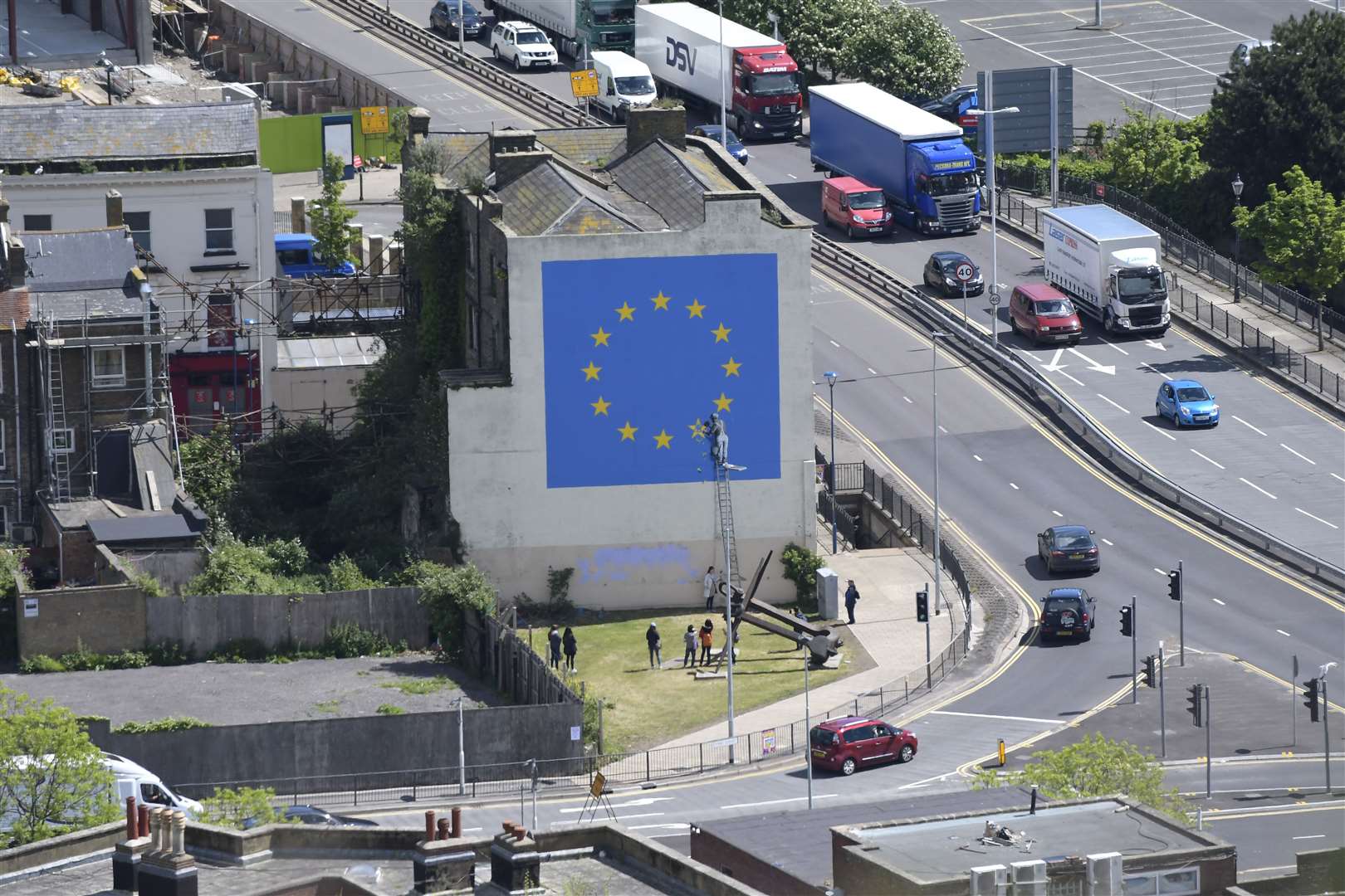 Will it stay or will it go? The Dover Banksy is crumbling away while answers are being found
