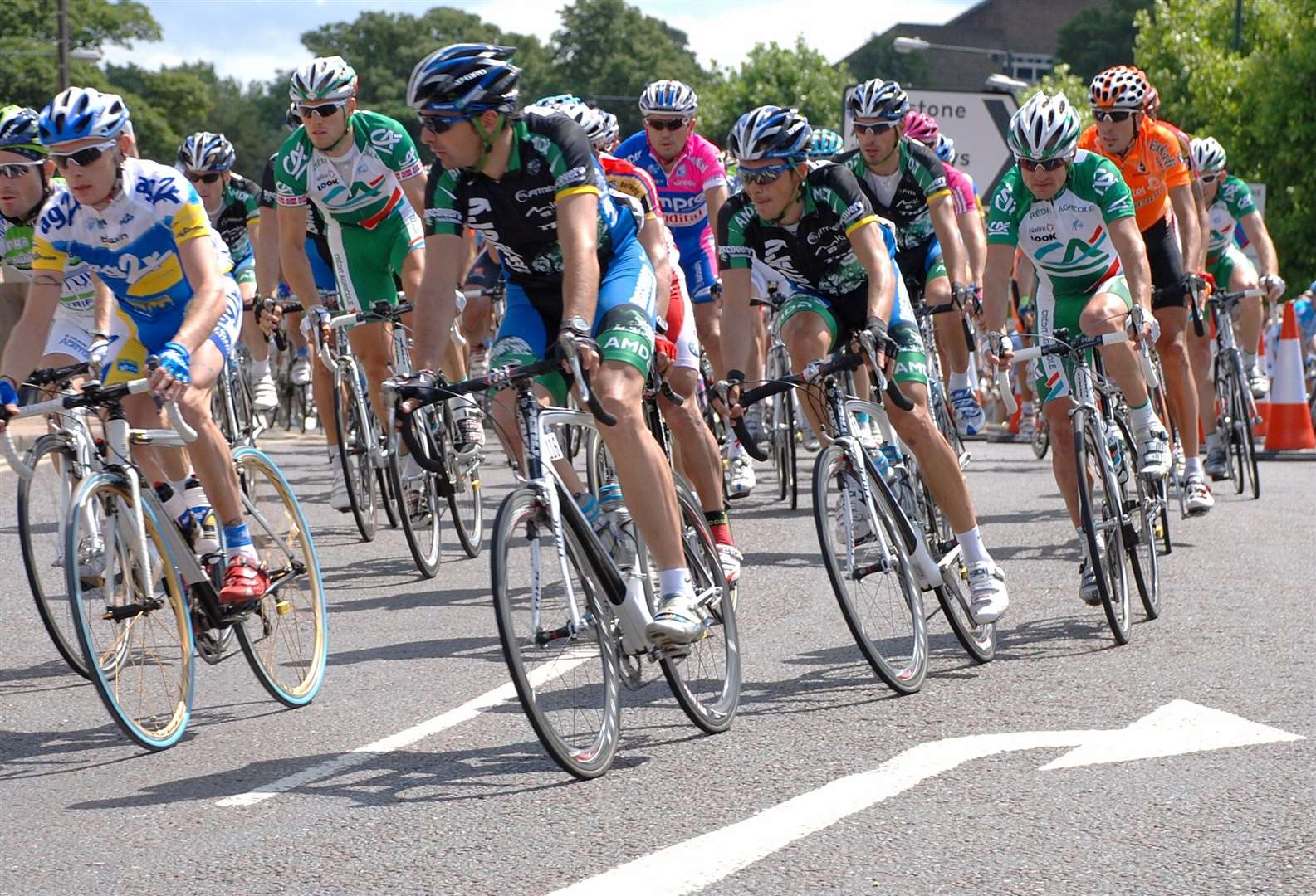 Le Tour de France passes through Medway in 2007. Photo: Bob Goodwin