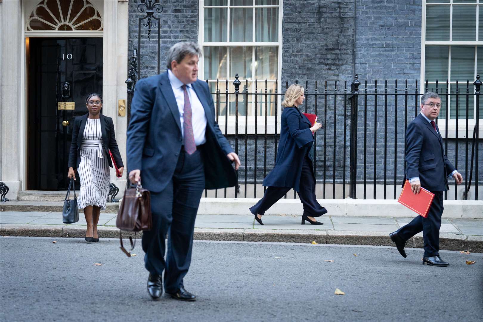 Cabinet members leave Downing Street (Stefan Rousseau/PA)