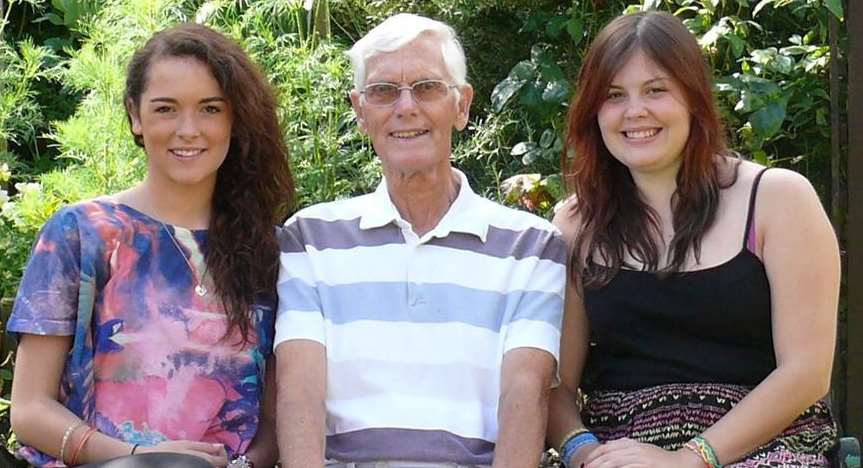 Rosie, Roger and Laura. Picture supplied by Tessa Youens.