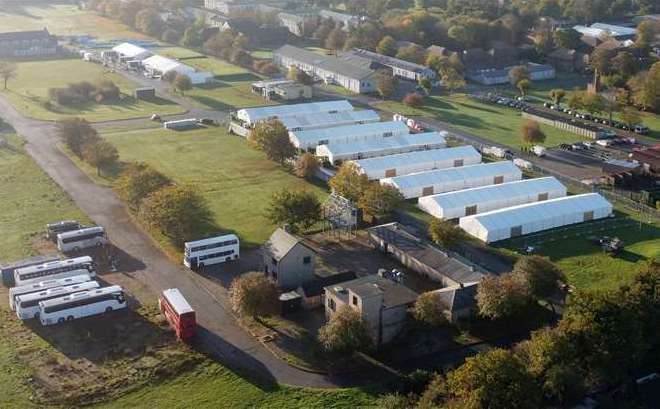 The processing site at Manston