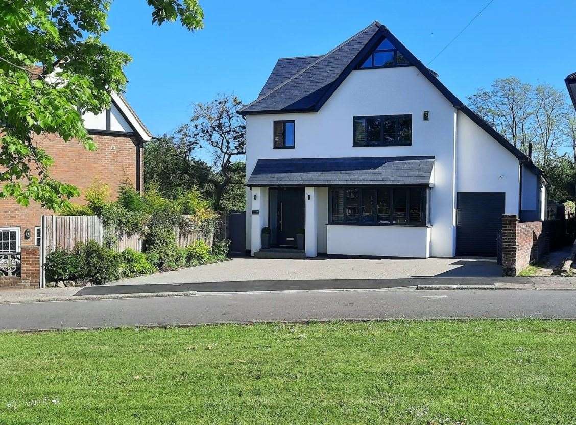 The family home looks out onto the green. Picture: Zoopla / Machin Lane Partnership