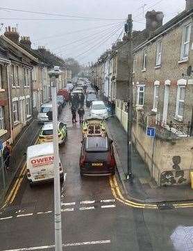 Emergency services and police have been spotted in Ingle Road, Chatham. Picture: Katie James