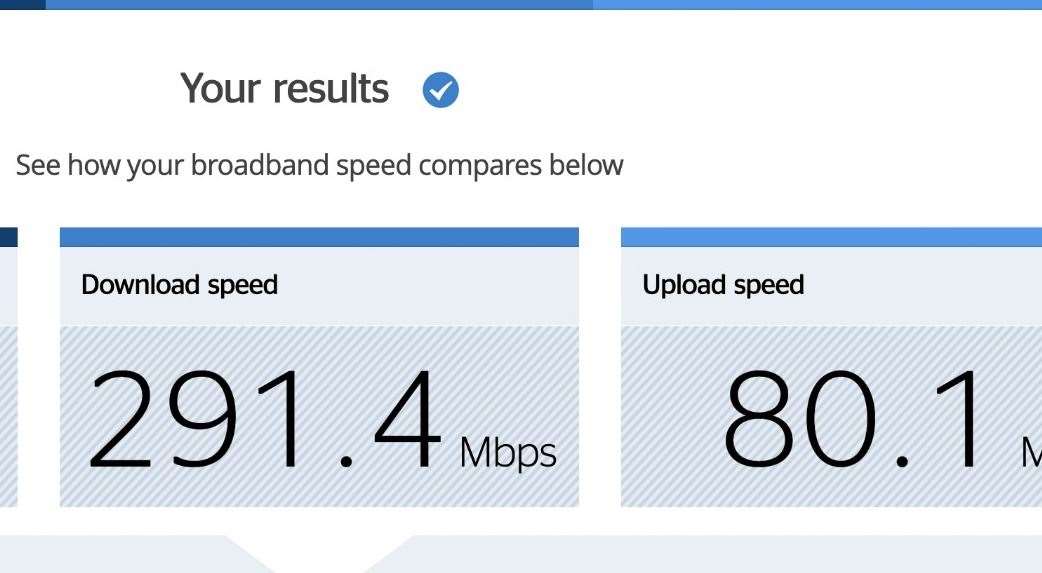 Residents in Ightham, just a few miles away, have much, much faster broadband