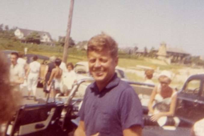 A relaxed looking JFK. Copyright: Nate D. Sanders Auctions