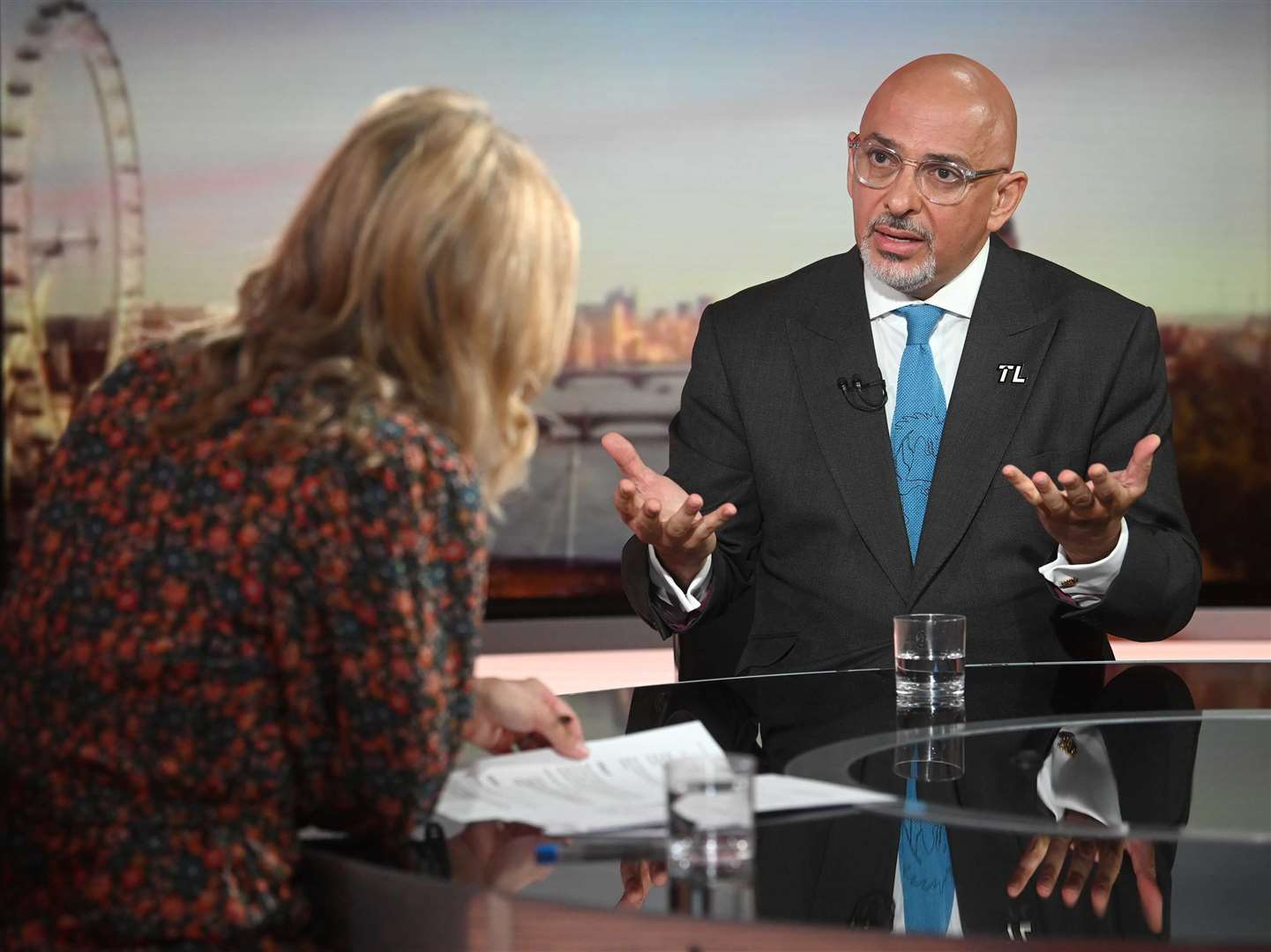 Education Secretary Nadhim Zahawi told LBC that ‘violence is never the answer’ but also said that Rock had been ‘mistaken’ to make a joke that was ‘below the belt’ (Jeff Overs/BBC/PA)