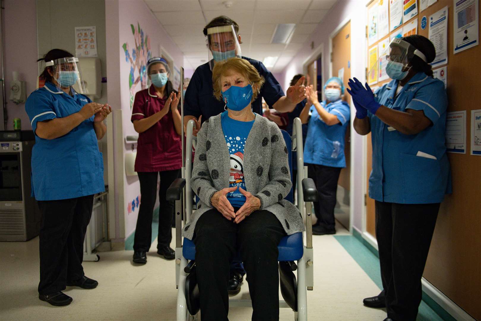 On December 8, the hopes of the nation that the end of the pandemic was on the horizon rested with Margaret Keenan, 90, as she became the first person in the UK to receive the Pfizer/BioNtech vaccine (Jacob King/PA)