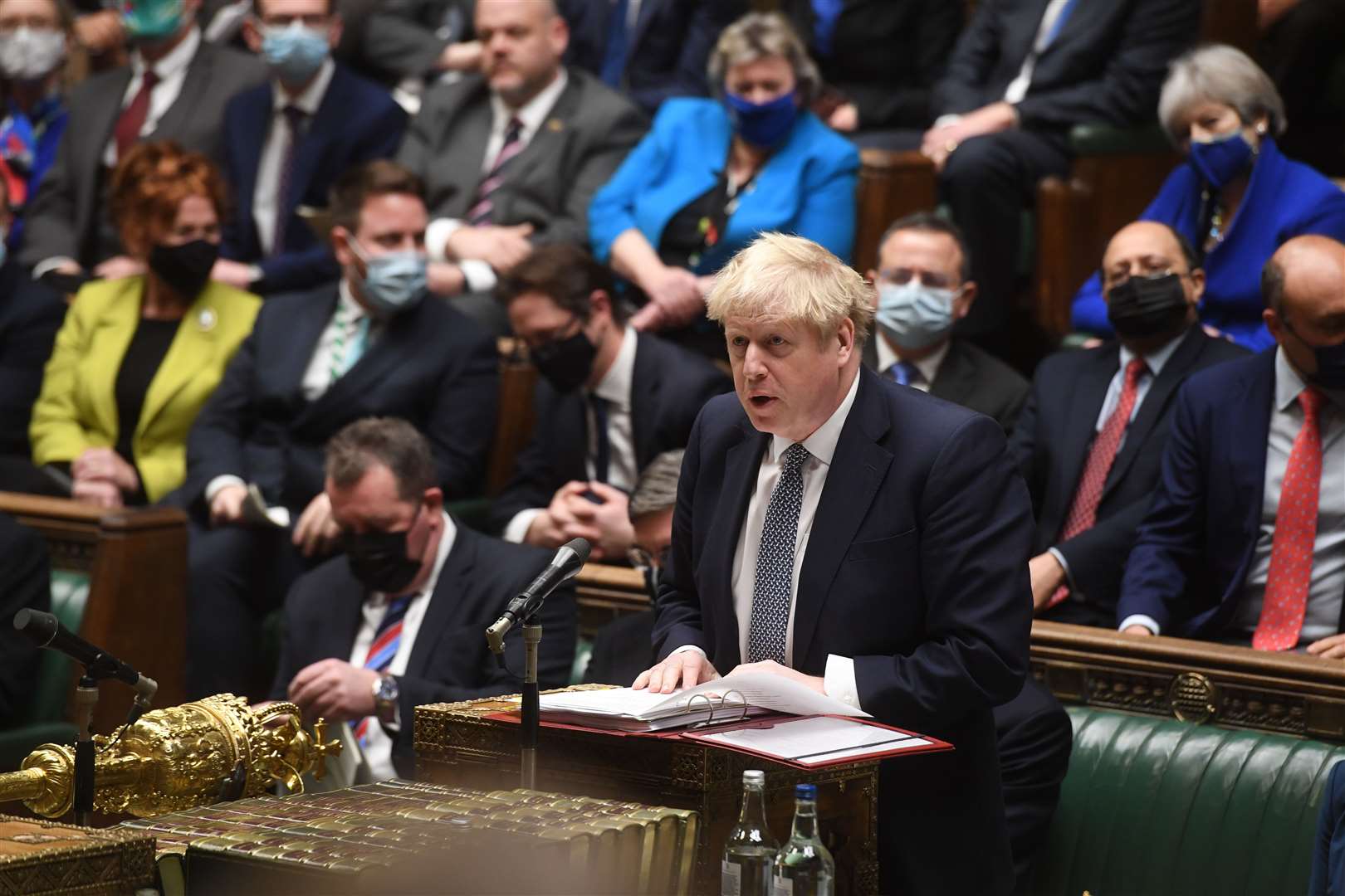 The Prime Minister apologised in the Commons for attending one of the events but said he thought it would classify as a work event (Jessica Taylor/UK Parliament)