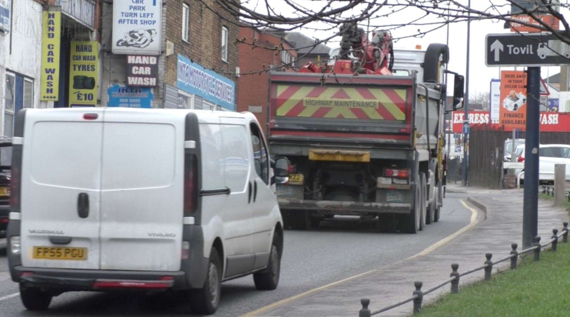 Congestion on Maidstone's Upper Stone Street