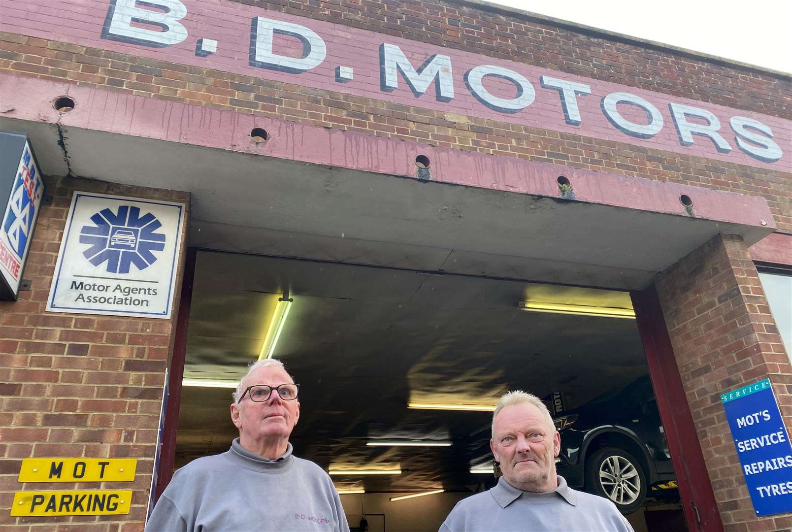 Alf Reed ran BD Motors since it started while Adrian joined as co-owner 20 years ago - working his way up from apprentice