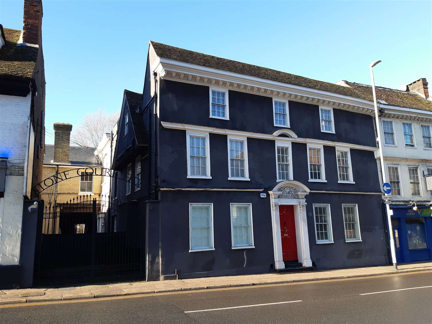 Stone Court House is no longer on the Heritage at Risk register