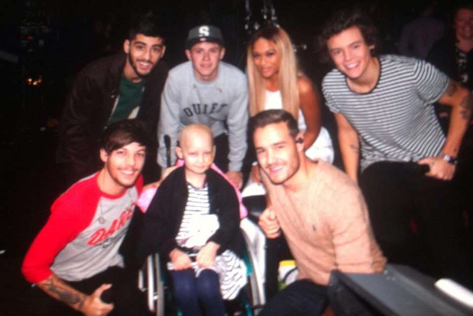 Stacey Mowle met One Direction