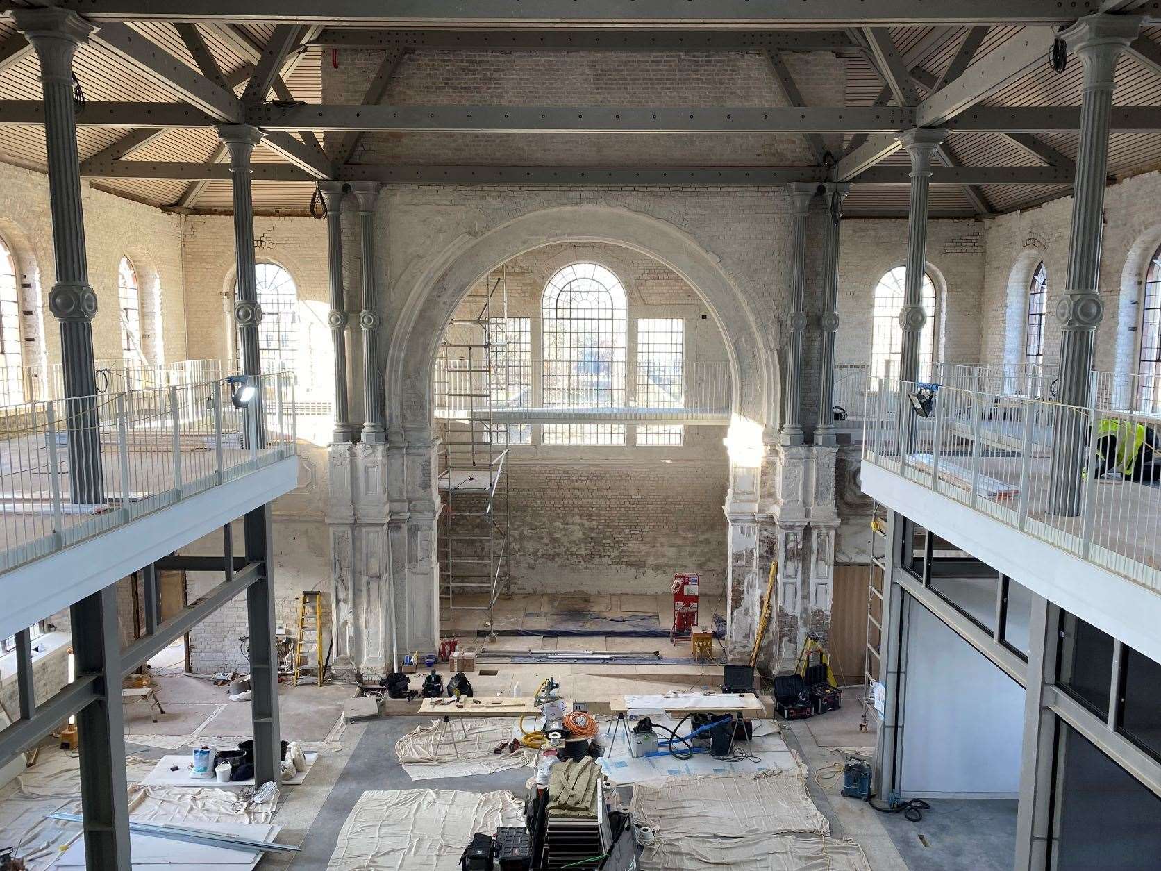 What the inside of the Grade II listed building looks like now
