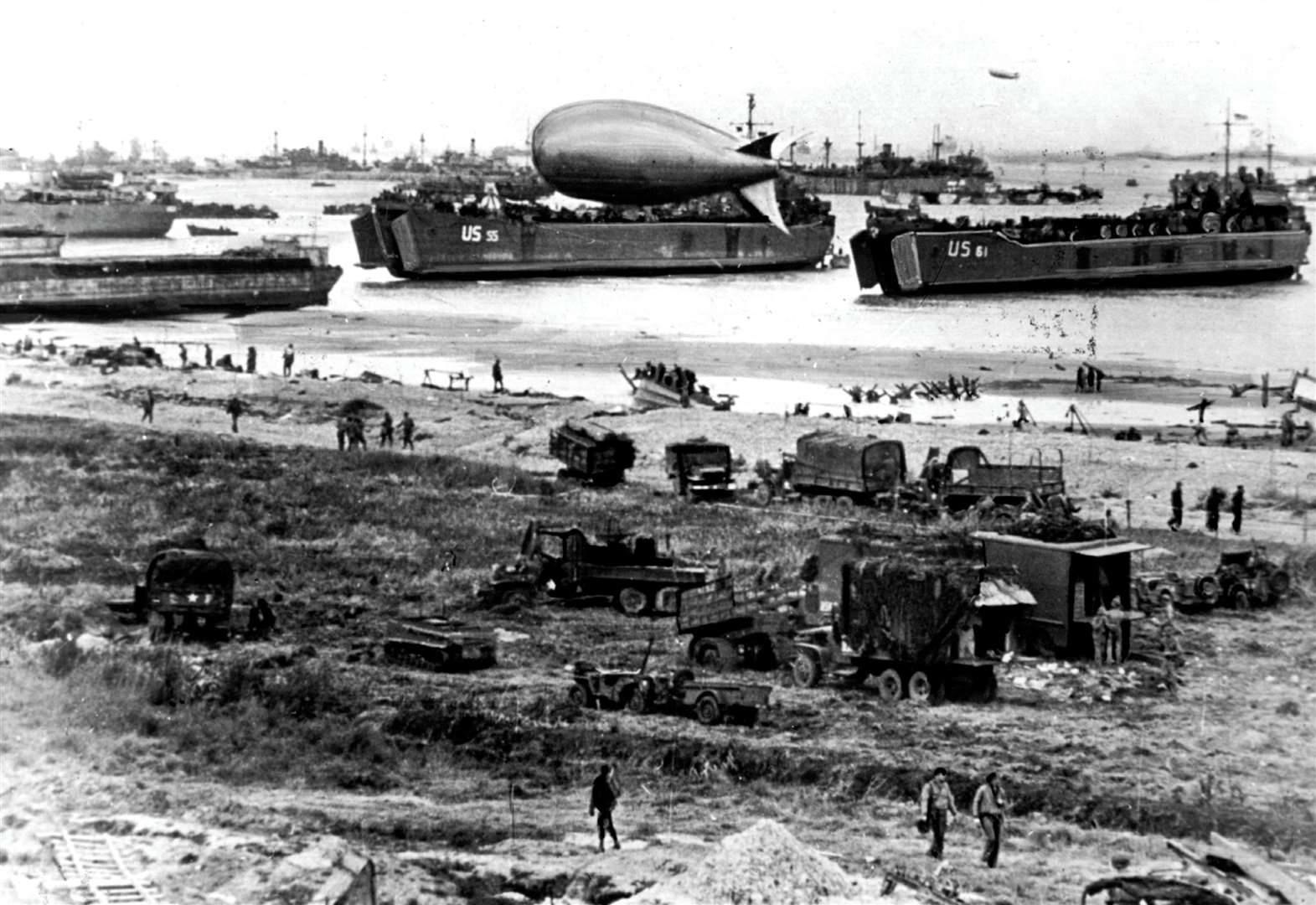 The D-Day landings were a huge combined effort involving all branches of the Allied forces. Picture: PA Photos/DPA