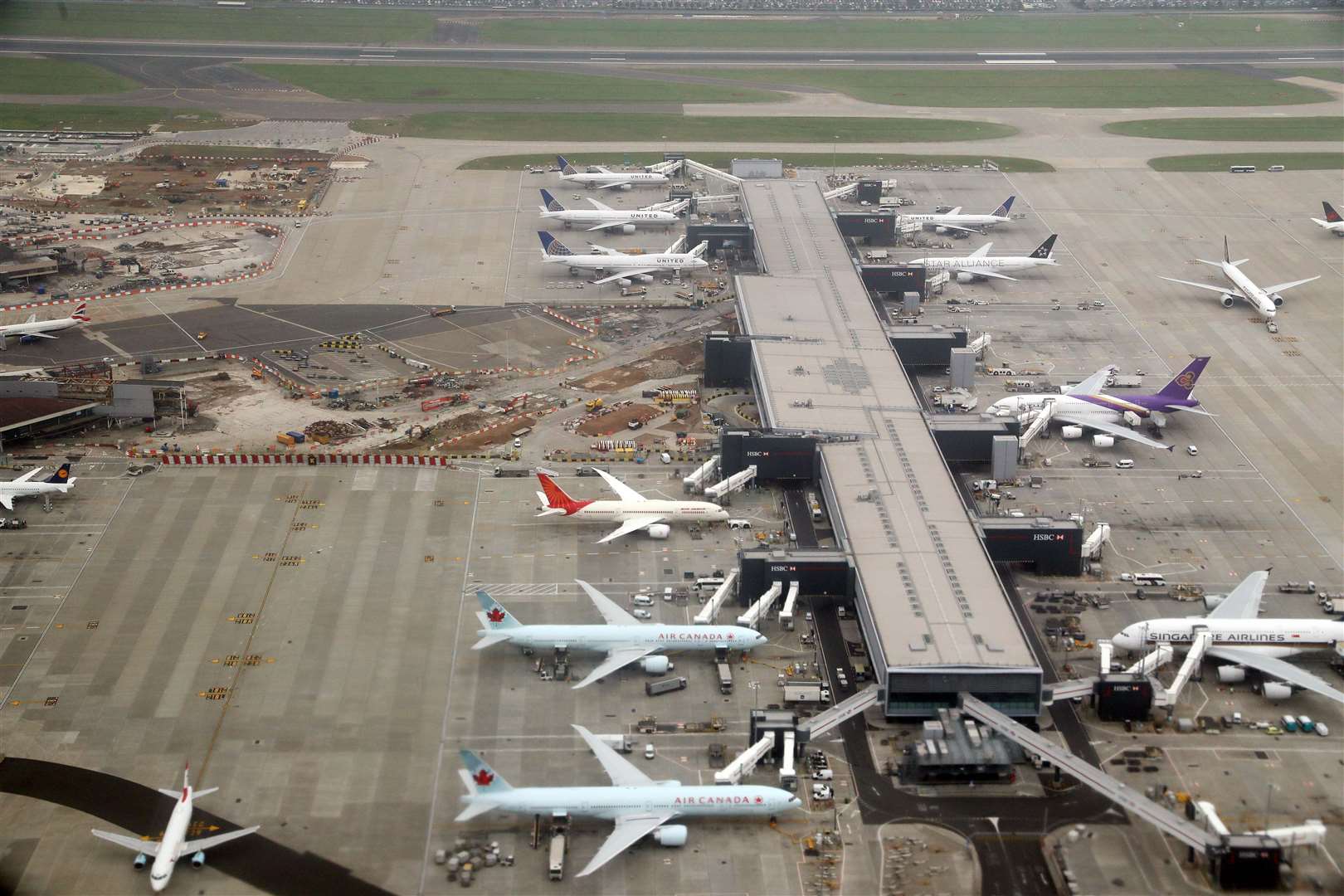 Heathrow Airport (Owen Humphreys/PA)