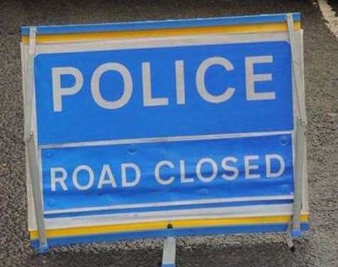 Gun Lane is closed. Stock image