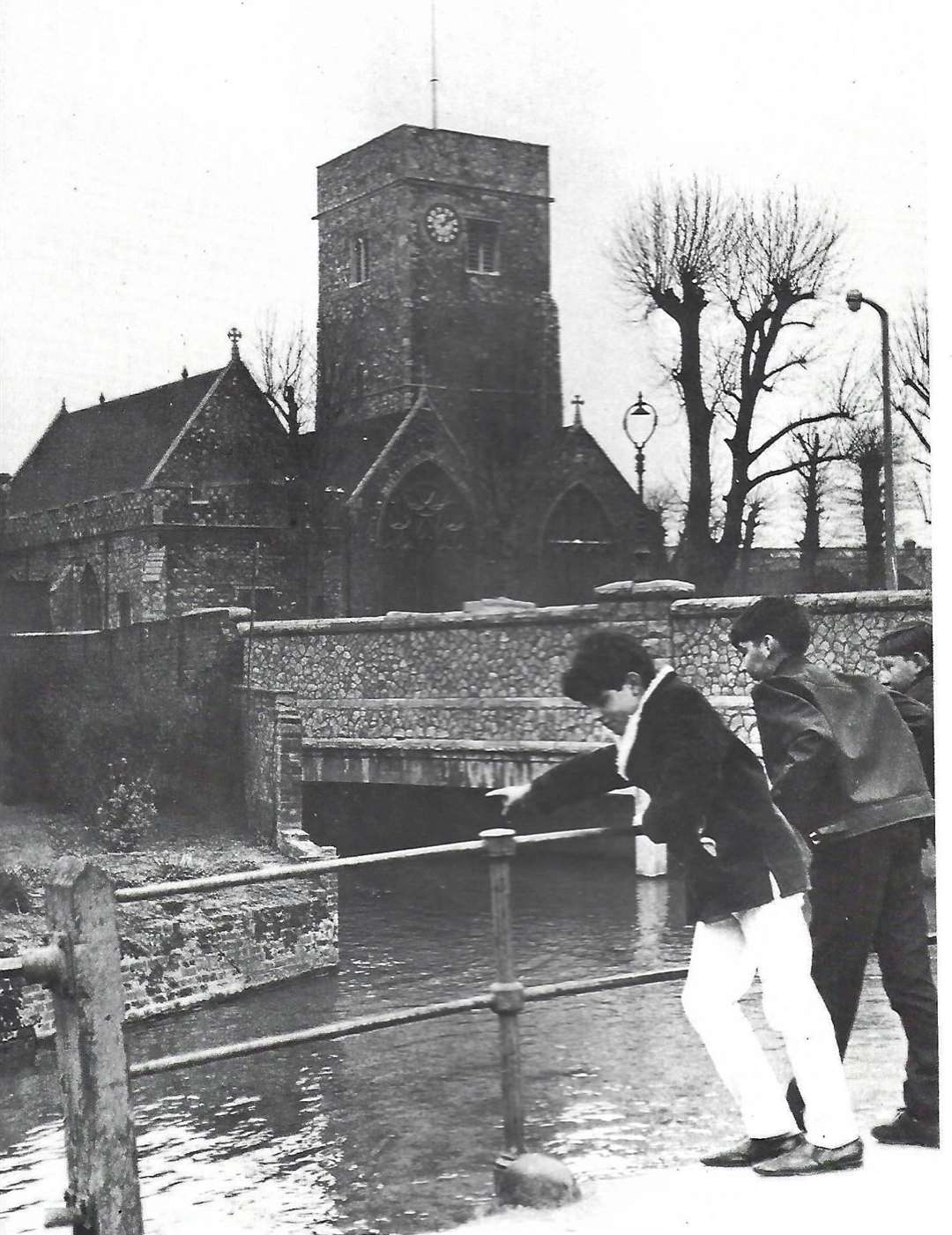 Holy Trinity Church in Dartford - the boys' names are unknown