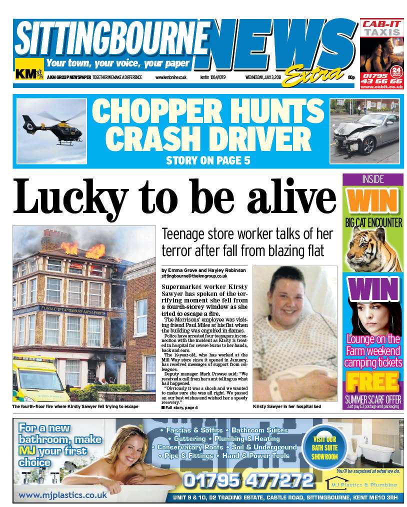 The Sittingbourne News Extra is out on Wednesday, full of news, sport ...