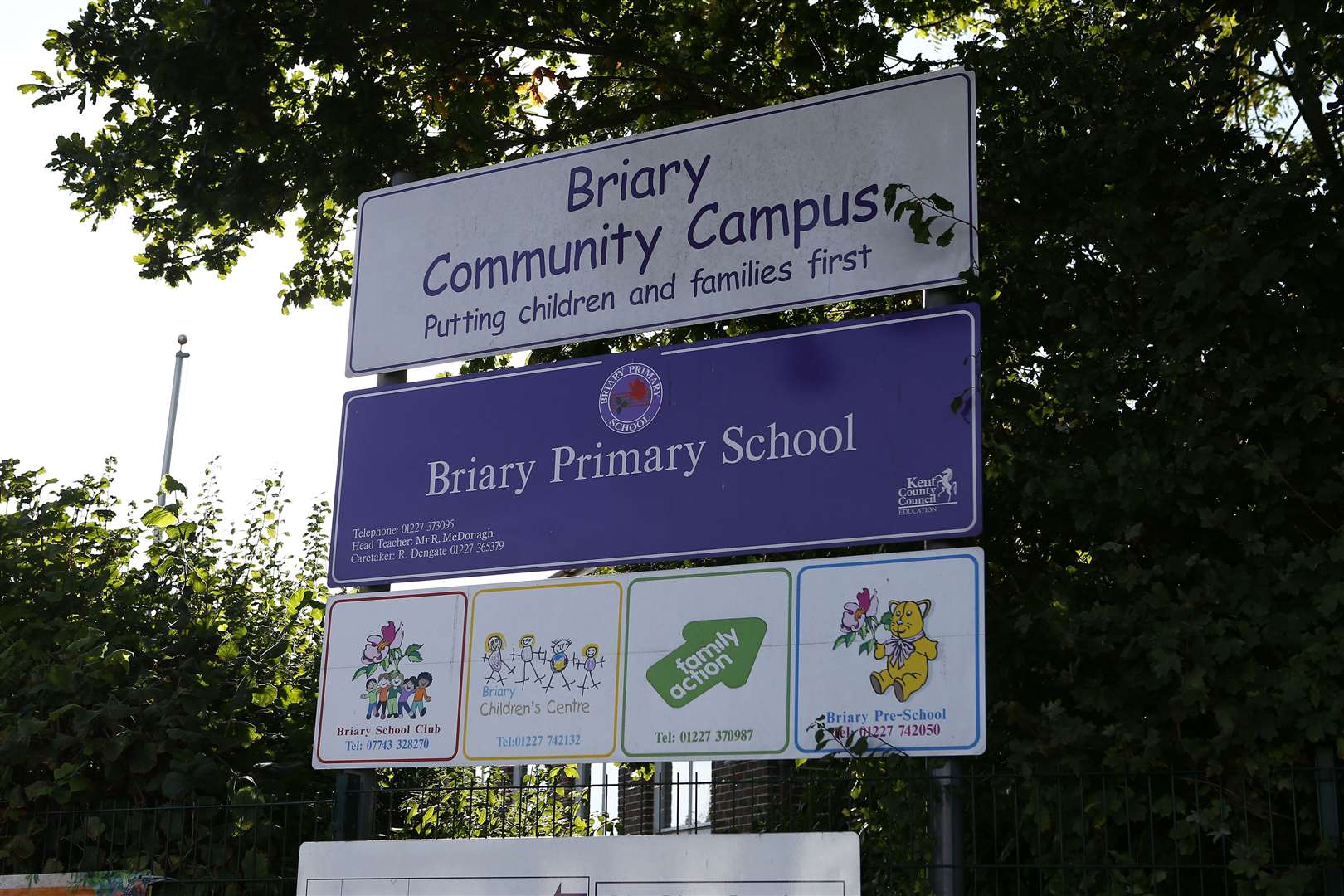 Pupils from Briary Primary School have been without milk since the theft yesterday