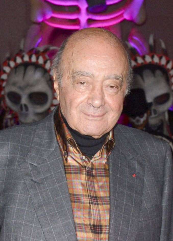 Mohamed Al Fayed attending a party at the British Museum in 2015 (Anthony Devlin/PA)