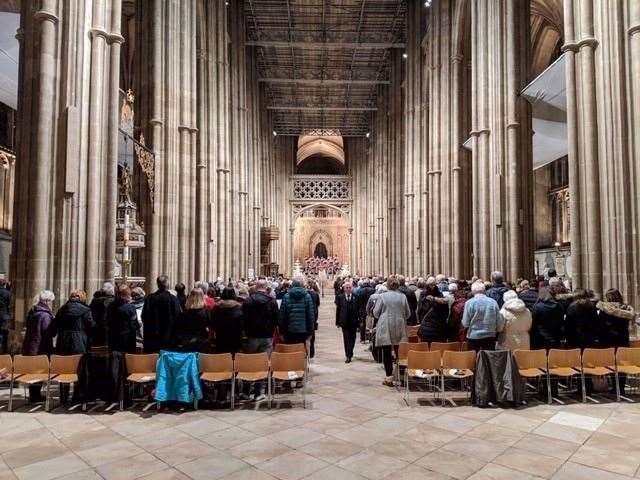 Canterbury Cathedral is one of the best-known landmarks in the UK