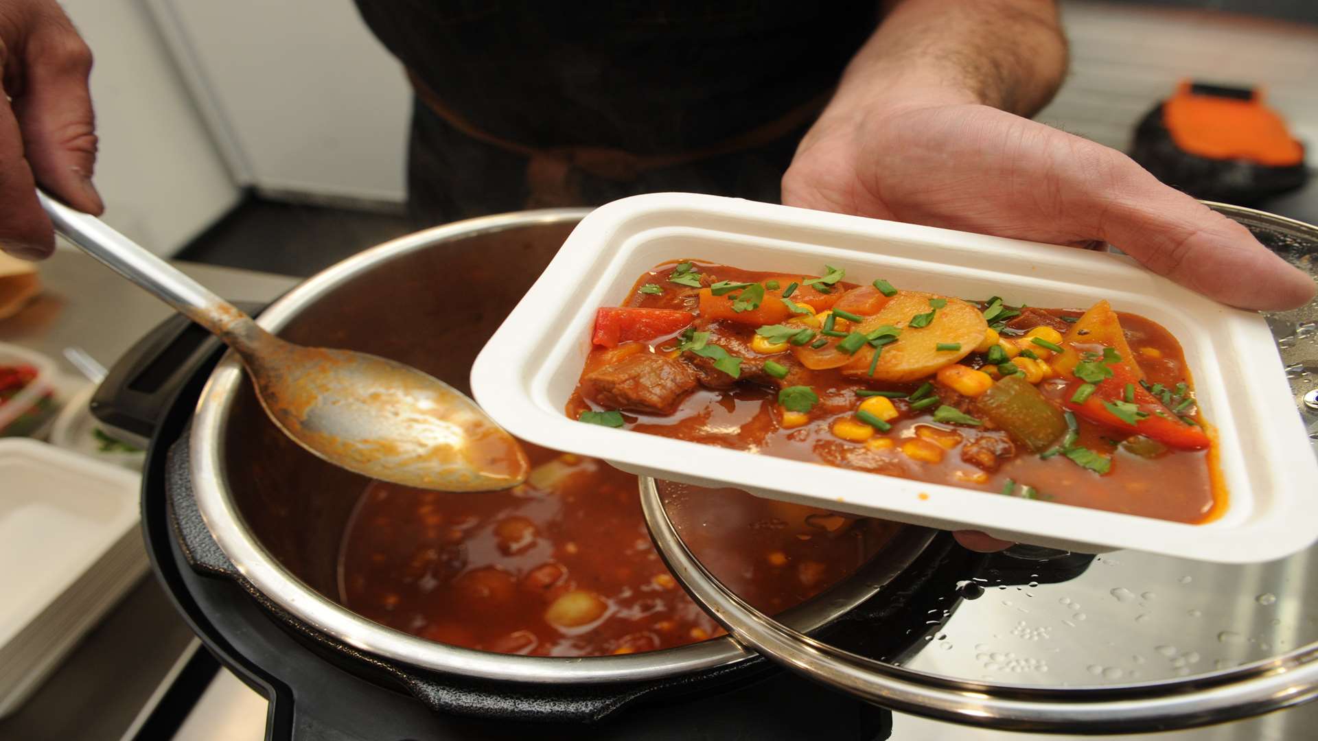 Beef brisket stew is a specialty at Stewtopia