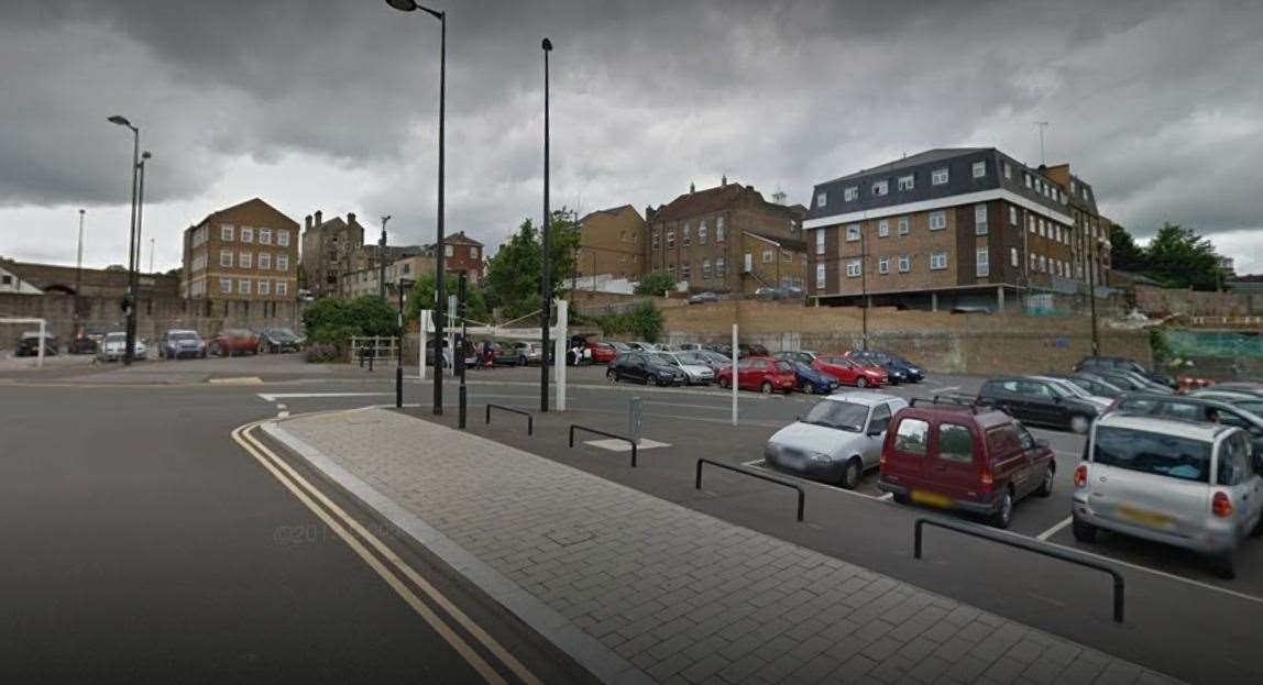 The John Hawkins car park in Chatham