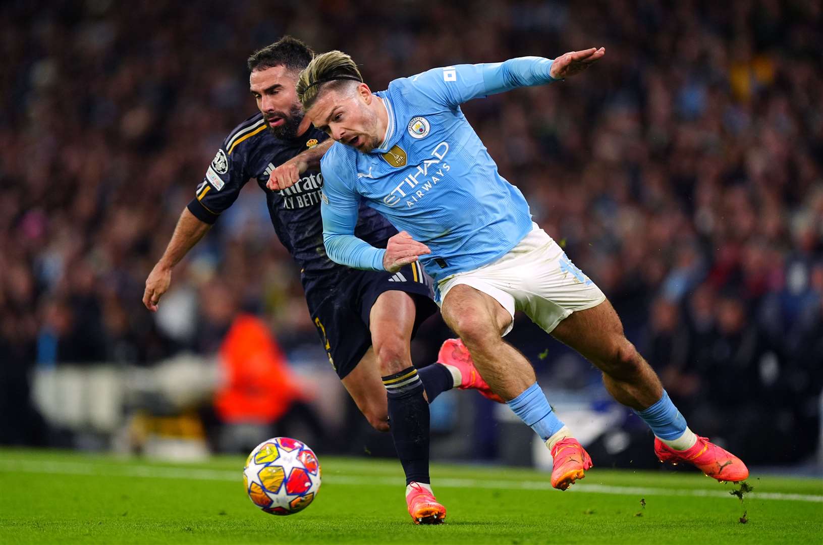 Jack Grealish in action against Real Madrid last month (Mike Egerton/PA)