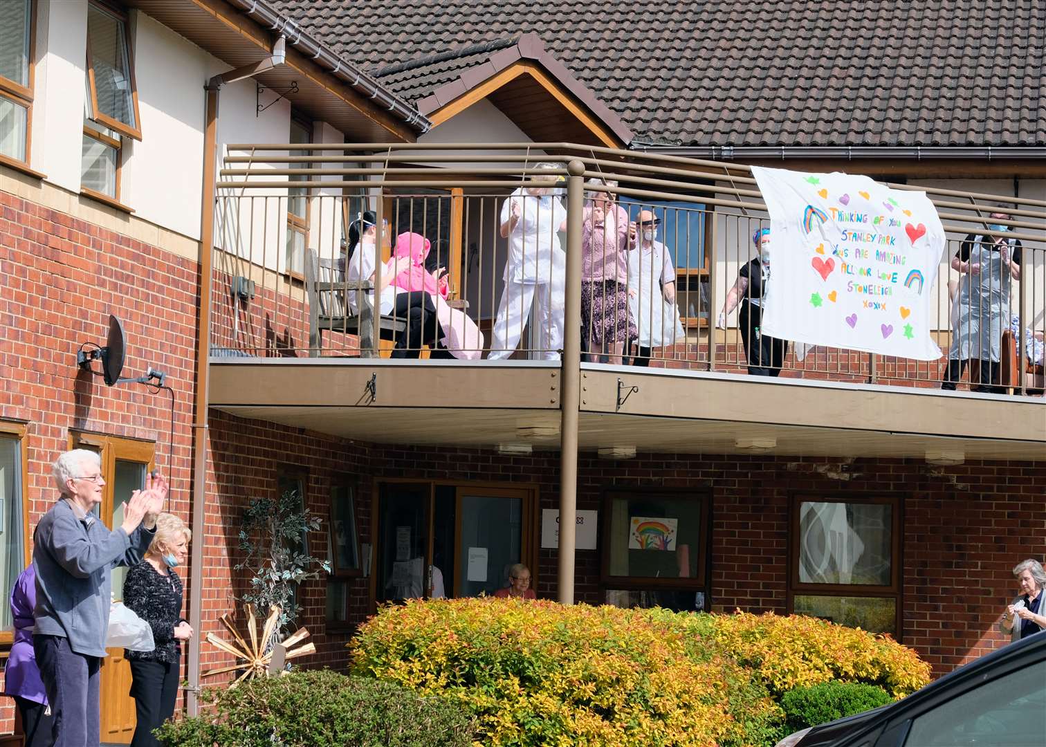 The concert was organised after the care home was badly hit by coronavirus (Love Photography/PA)