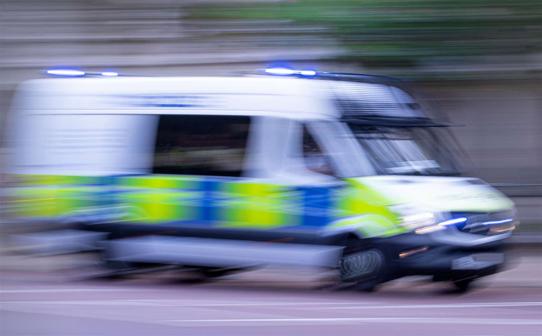 Maria White spat in a police van after she was arrested. Stock picture