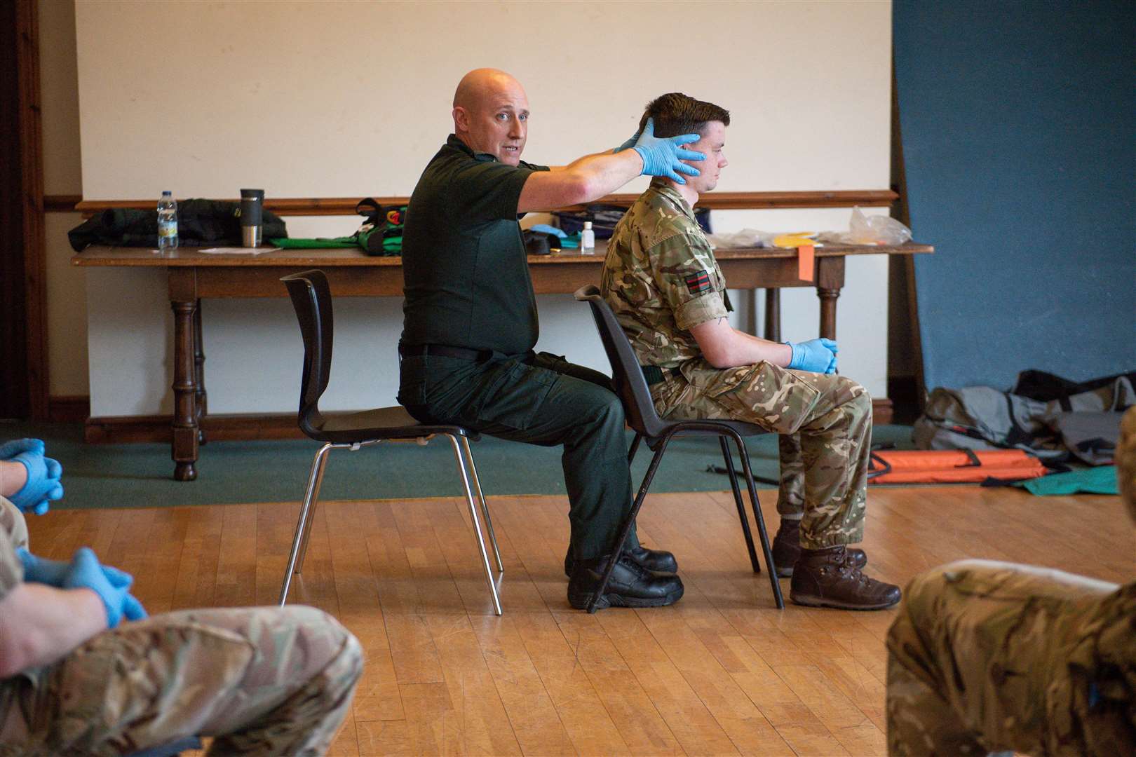 Soliders underwent two days of training (Jacob King/PA)