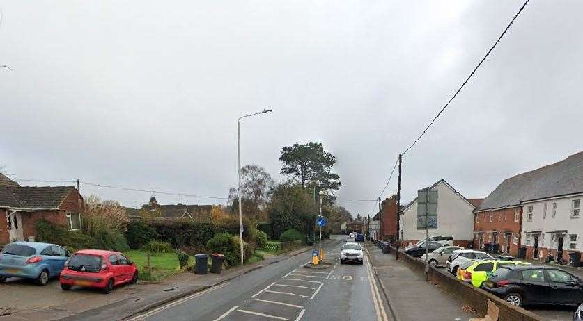 The crash happened on the A28 in Sturry. Picture: Google