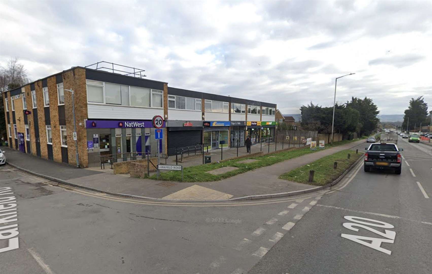 Police were called after an ATM in London Road, Larkfield, was thought to have been tampered with. Picture: Google Maps