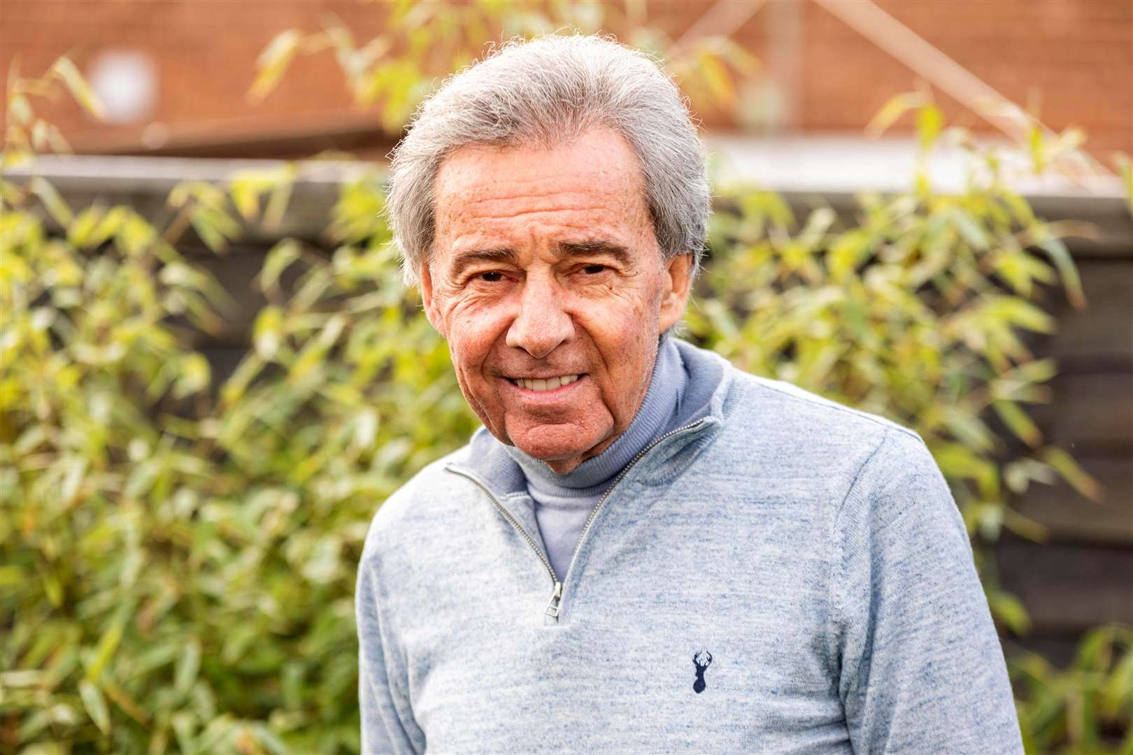 Dave Harvey in his garden at his home in Greenhithe. Picture: SWNS