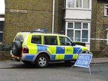 Police have taped off Strode Crescent in Sheerness after an incident