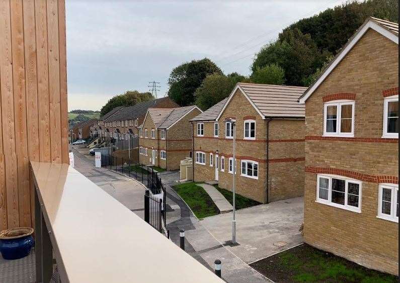 The dementia village, Randolph Road. Photograph from the office of Charlie Elphicke MP