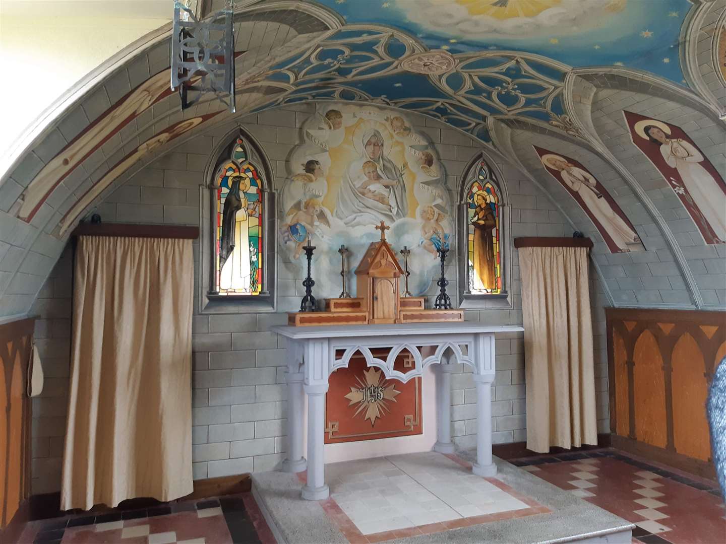 The Italian Chapel in Orkney was built during the Second World War by Italian prisoners while they constructed the Churchill Barriers to the east of Scapa Flow. (12429151)