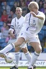 POPULAR: Pennock in his Gillingham days. Picture: PAUL DENNIS