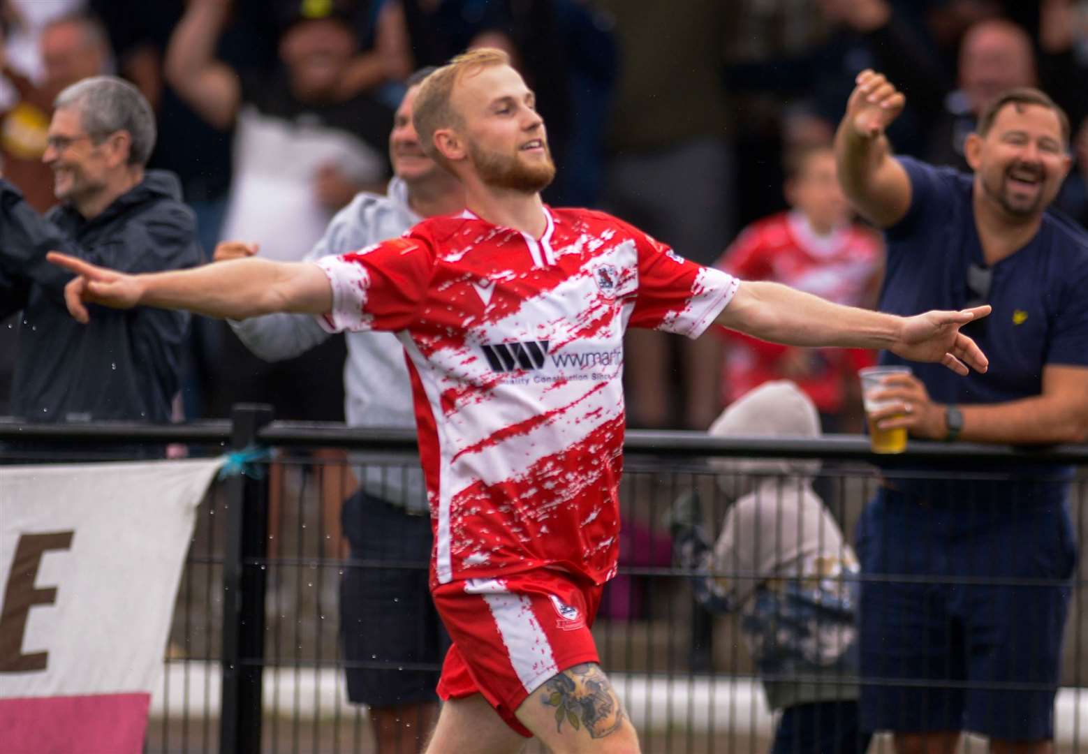 Alfie Paxman - scored for Ramsgate against Steyning on Saturday. Picture: Stuart Watson